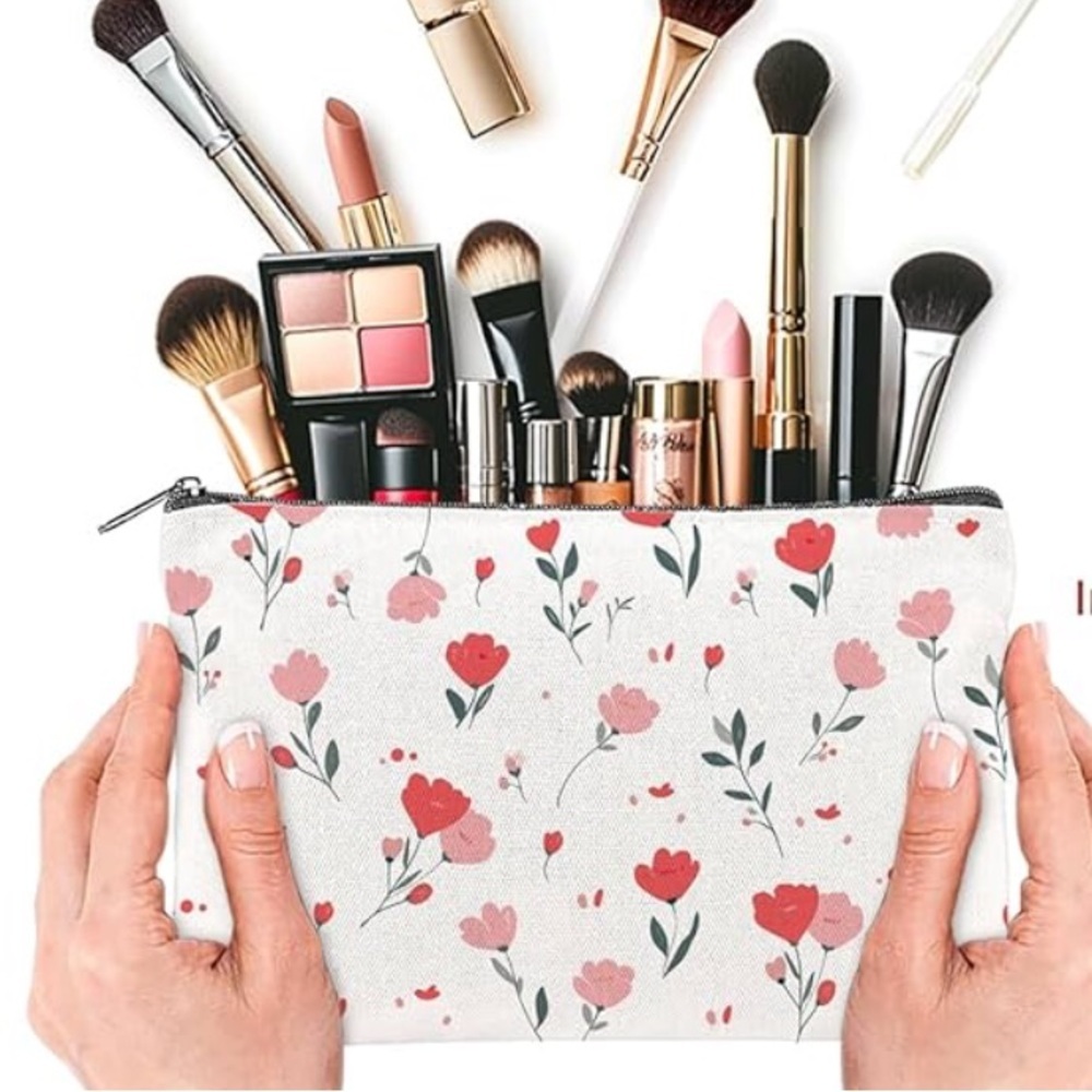 Floral Print Canvas Bag